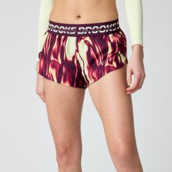 Brooks PR Elite Split Short W – Pantaloni scurți de concurs cu șliț - Mov