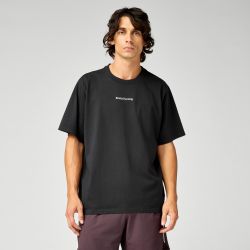 Brooks Movement Heavyweight Tee – Tricou din bumbac gros - Negru