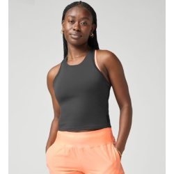 Brooks Dash Crop Tank W – Top scurt de alergare - Negru
