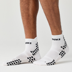 Brooks Glycerin Sensory Quarter Sock – Șosete de alergare scurte - Alb