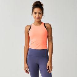 Brooks Dash Crop Tank W – Top scurt de alergare - Portocaliu
