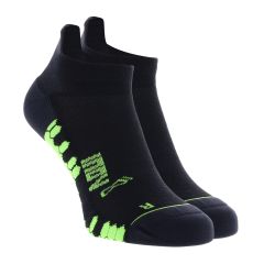 INOV8 TrailFly Ultra Sock Low – Șosete de alergare trail cu merinos, 2 perechi - Negru