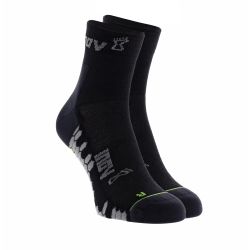 INOV8 3 Season Outdoor Sock Mid – Șosete outdoor din lână merinos - Negru