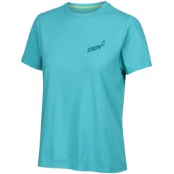 INOV8 Graphic Tee SS Brand W – Tricou din bumbac cu imprimeu - Verde