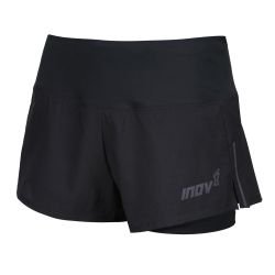 INOV8 TrailFly Ultra 3" 2in1 Short W – Pantaloni scurți de alergare trail 2 în 1, 3" - Negru