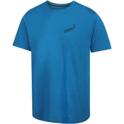 INOV8 Graphic Tee SS Brand – Tricou din bumbac cu imprimeu - Albastru