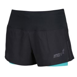 INOV8 TrailFly Ultra 3" 2in1 Short W – Pantaloni scurți de alergare trail 2 în 1, 3" - Negru