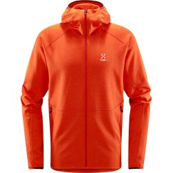 Haglöfs Skuta Hood – Hanorac outdoor mediu - Roșu Habanero
