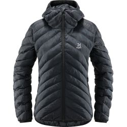 Haglöfs Särna Mimic Hood W – Geacă izolată Mimic cu glugă - Negru True Black