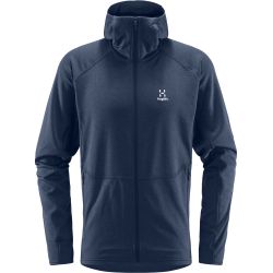 Haglöfs Skuta Hood – Hanorac outdoor mediu - Albastru închis Tarn Blue
