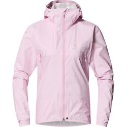 Haglöfs L.I.M Proof Jacket W – Geacă impermeabilă ultraușoară - Roz Fresh Pink