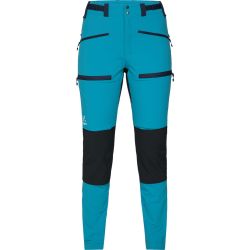 Haglöfs Rugged Slim Pant W – Pantaloni softshell outdoor - Albastru/negru (4V8)