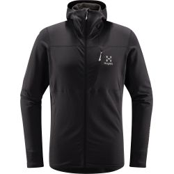 Haglöfs L.I.M Mid Comp Hood – Hanorac tehnic - Gri închis Magnetite