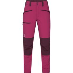 Haglöfs Mid Standard Pant W – Pantaloni softshell outdoor - Roz/bordo