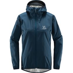 Haglöfs L.I.M Proof Jacket W – Geacă impermeabilă ultraușoară - Albastru Dark Ocean