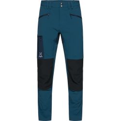 Haglöfs Rugged Slim Pant – Pantaloni softshell outdoor - Albastru/negru