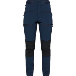 Haglöfs Rugged Slim Pant W – Pantaloni softshell outdoor - Albastru închis/negru Tarn blue/True black