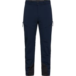 Haglöfs Discover Touring Pant – Pantaloni softshell pentru tură de schi - Albastru închis Tarn Blue