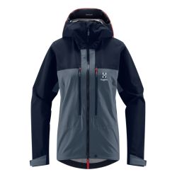 Haglöfs Roc Sight Softshell Jacket W – Geacă softshell tehnică - Albastru Steel Blue/Tarn Blue