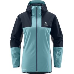 Haglöfs L.I.M Alpha Hood W – Geacă izolată ușoară cu glugă - Albastru Frost blue/Tarn blue