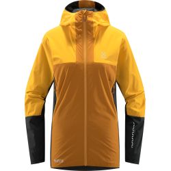 Haglöfs L.I.M Alpha Hood W – Geacă izolată ușoară cu glugă - Galben Desert Yellow/Sunny Yellow