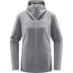 Haglöfs Willow Mid Hood W – Hanorac outdoor - Gri Concrete