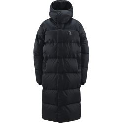 Haglöfs Long Down Parka W – Parka lungă din puf - Negru True Black