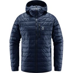 Haglöfs Spire Mimic Hood – Geacă izolată Mimic cu glugă - Albastru închis Tarn Blue Solid