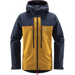 Haglöfs Roc Sight Softshell Jacket – Geacă softshell tehnică - Galben/albastru