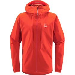 Haglöfs Discover Touring Jacket – Geacă softshell pentru tură de schi - Roșu Habanero