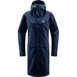 Haglöfs Aria Proof Parka W – Parka impermeabilă - Albastru închis Tarn Blue