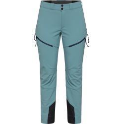 Haglöfs Discover Touring Pant W – Pantaloni softshell pentru tură de schi - Albastru deschis Frost Blue