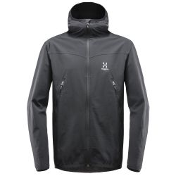 Haglöfs Natrix Softshell Hood – Geacă softshell cu glugă - Negru True Black