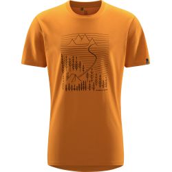 Haglöfs Camp Tee – Tricou din bumbac organic - Galben Desert Yellow