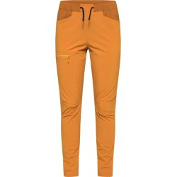 Haglöfs ROC Lite Slim Pant W – Pantaloni de cățărare ușori - Maro Desert Yellow/Golden Brown