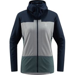 Haglöfs ROC Flash Mid Hood W – Hanorac tehnic de cățărare - Albastru