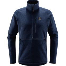 Haglöfs Risberg 1/2 Zip – Bluză groasă cu fermoar scurt - Albastru închis Tarn Blue