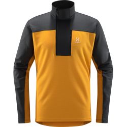 Haglöfs ROC Flash Mid Halfzip – Bluză tehnică de cățărare cu fermoar scurt - Galben