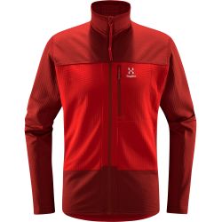 Haglöfs ROC Spitz Mid Jacket – Geacă strat intermediar tehnic - Roșu Zenith Red/Corrosion