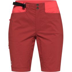 Haglöfs ROC Spitz Shorts W – Pantaloni scurți de cățărare - Roșu Corrosion/Poppy red