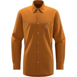 Haglöfs Curious Hemp Shirt – Cămașă din bumbac organic și cânepă - Galben Desert Yellow