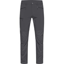 Haglöfs Lite Slim Pant – Pantaloni de drumeție ușori - Gri închis Magnetite