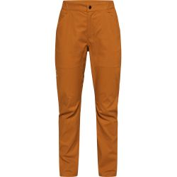 Haglöfs ROC Hemp Pant W – Pantaloni de cățărare din bumbac organic și cânepă - Galben Golden Brown