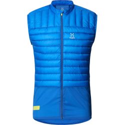 Haglöfs L.I.M Intense Trail Down Vest – Vestă din puf pentru alergare montană - Albastru Electric Blue