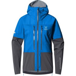 Haglöfs L.I.M Hybrid Touring Hood W – Geacă hibridă pentru tură de schi - Albastru Electric Blue/Tarn Blue