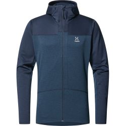 Haglöfs ROC Flash Mid Hood – Hanorac tehnic de cățărare - Albastru închis Tarn Blue
