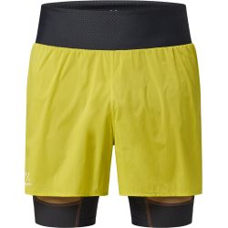 Haglöfs L.I.M Intense Trail 2-in-1 Shorts – Pantaloni scurți 2 în 1 de alergare montană - Verde