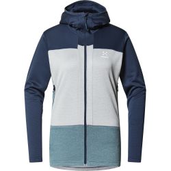Haglöfs ROC Flash Mid Hood W – Hanorac tehnic de cățărare - Albastru