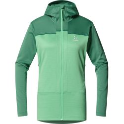 Haglöfs ROC Flash Mid Hood W – Hanorac tehnic de cățărare - Verde