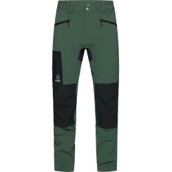 Haglöfs Rugged Slim Pant – Pantaloni softshell outdoor - Verde/negru Fjell green/True black